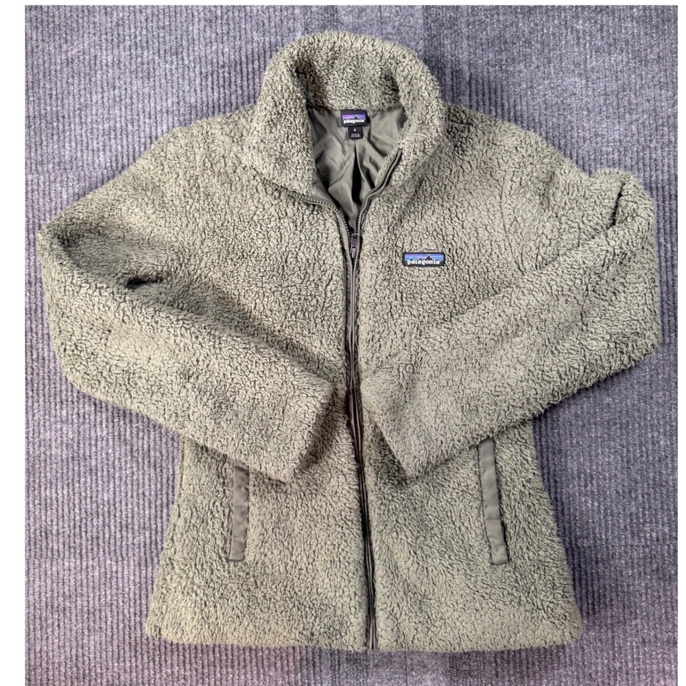 Patagonia Los Gatos Full Zip Fleece Jacket Sage Green Womens Small 25216